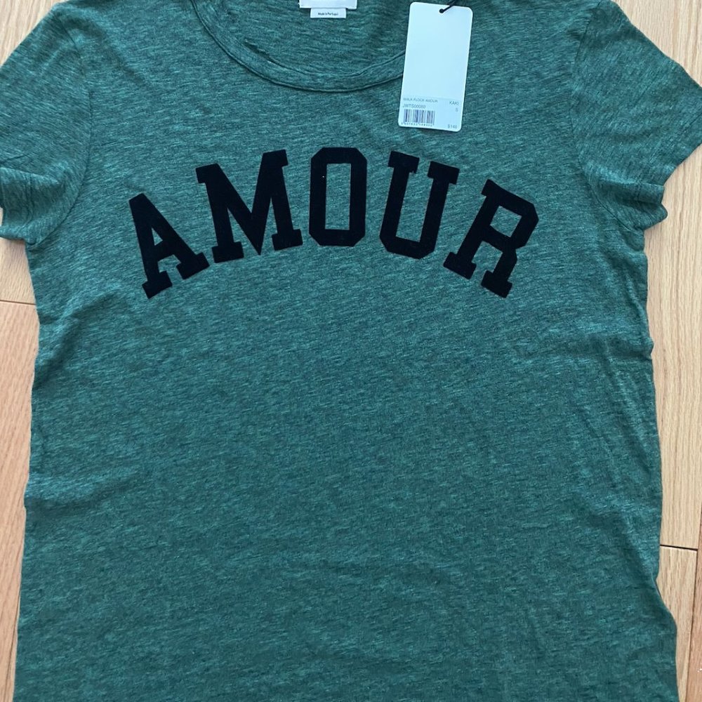 Zadig and Voltaire - Walk Flock Amour Short sleeved T - Women's Small